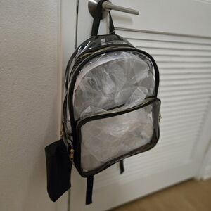 Under One Sky Clear Backpack with Black Accents
